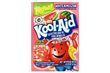 Kool-Aid Watermelon Unsweetened Soft Drink Mix 24 Pack Lot - Gluten Free