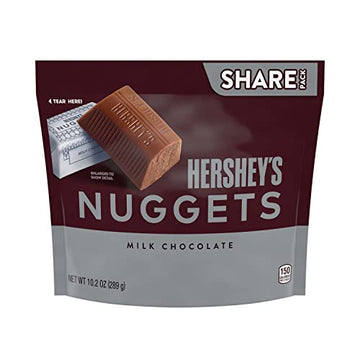 HERSHEYS NUGGETS Milk Chocolate Candy Share Pack 10.2 Oz