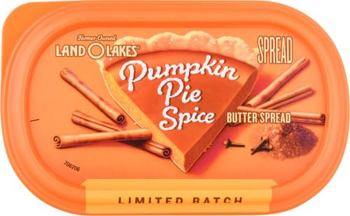 Land O Lakes Pumpkin Pie Spice Butter Spread, Spreadable, 6.5 oz tub