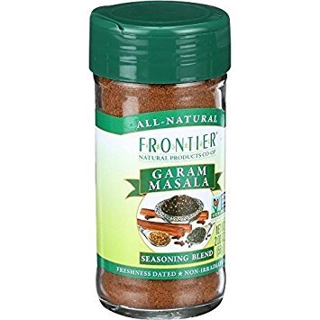 Frontier Co-Op Garam Masala, 2-Ounce Jar, With Cardamom, Cinnamon & Cloves, Kosher, Non Gmo, Non Eto
