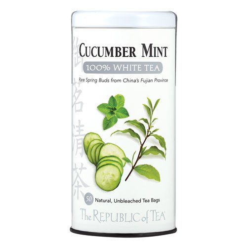 The Republic Of Tea Cucumber Mint White, 50 Ct
