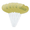 GRAPHICS & MORE Cupcake Picks Set of 6, Heart Love Design, Acrylic, One Size, UAB Color