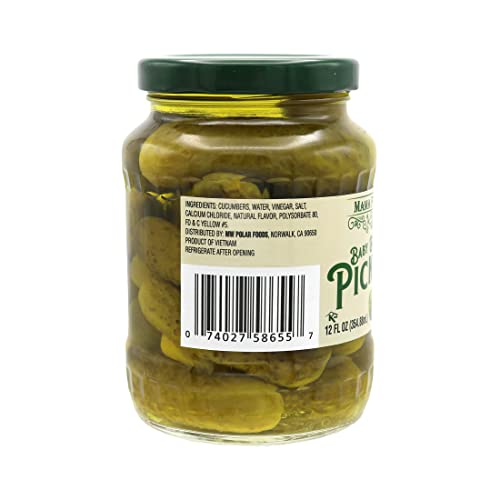 Mama Fresca Baby Dill Pickles 12 Fl Oz Jar (Pack Of 6)