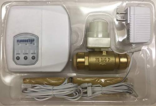 Floodstop Water Heater Leak Detector Kit With Automatic Water Shut-Off And Visual/Audible Alarms, 3/4'' Push-To-Connect