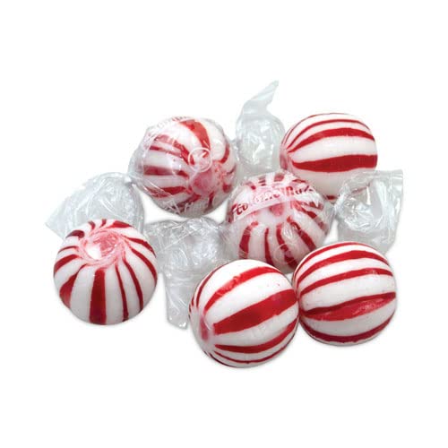 Peppermint Jumbo Mints - 2 Pound Bag - Bulk Jumbo Mints - Individually Wrapped Candies