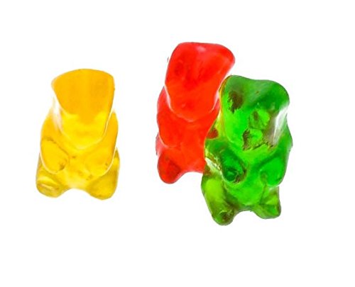 Kervan Gummy Bears - Assorted Fruity Soft Candy 5 lbs - Red - Bulk Snacks for Kids and Parties - Model 1469