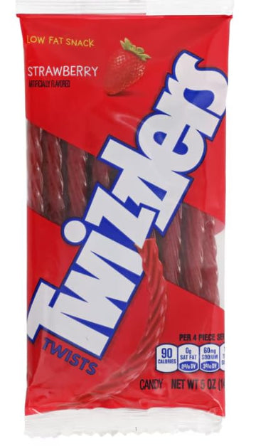 Strawberry Twizzlers, Low Fat Snack|| 10 oz, Pack of 2 (5oz each)