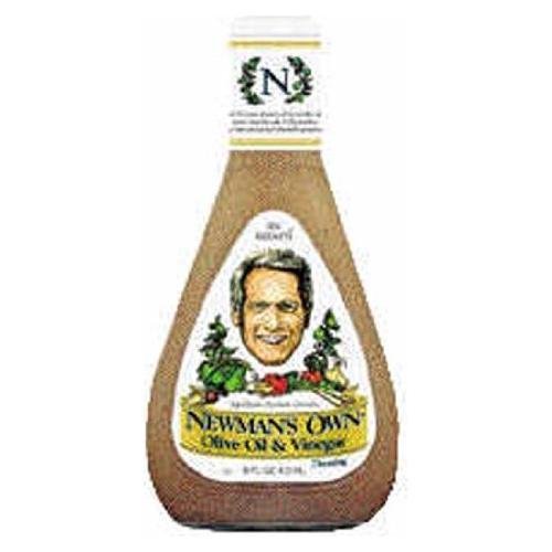 Newmans Own Olive Oil & Vinegar Dressing, 1 lb (Pack of 6)