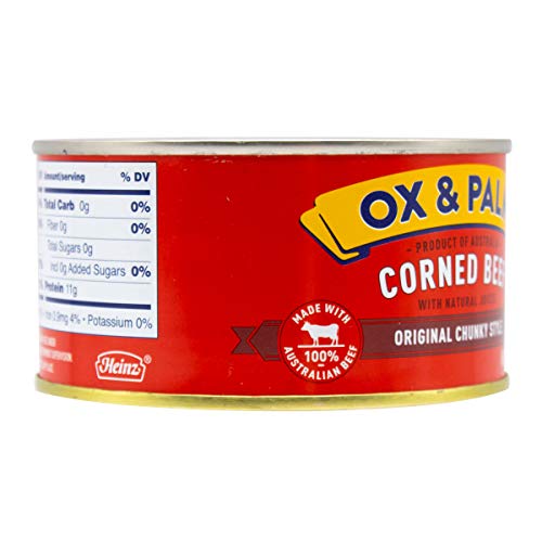 Ox & Palm Corned Beef, Original Chunky Style, 11.5 Oz (Pack Of 12)