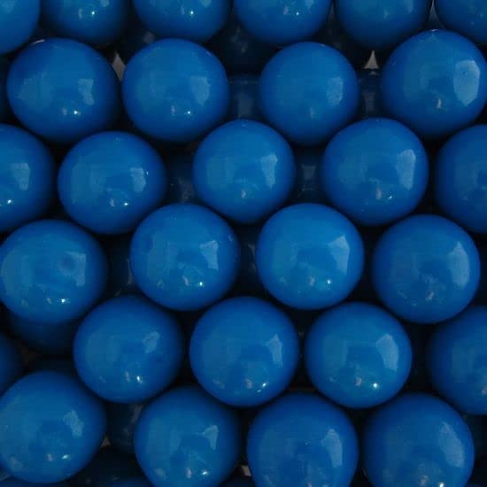 Bayside Candy 1" Large Gumballs - Colored Gumball Collection - Gumball Machine - Shimmer And Solid Colors (Blue Gumballs 1" Large, 2Lb)