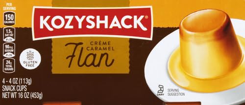Kozy Shack Crme Caramel Flan 4-pack, 16 oz