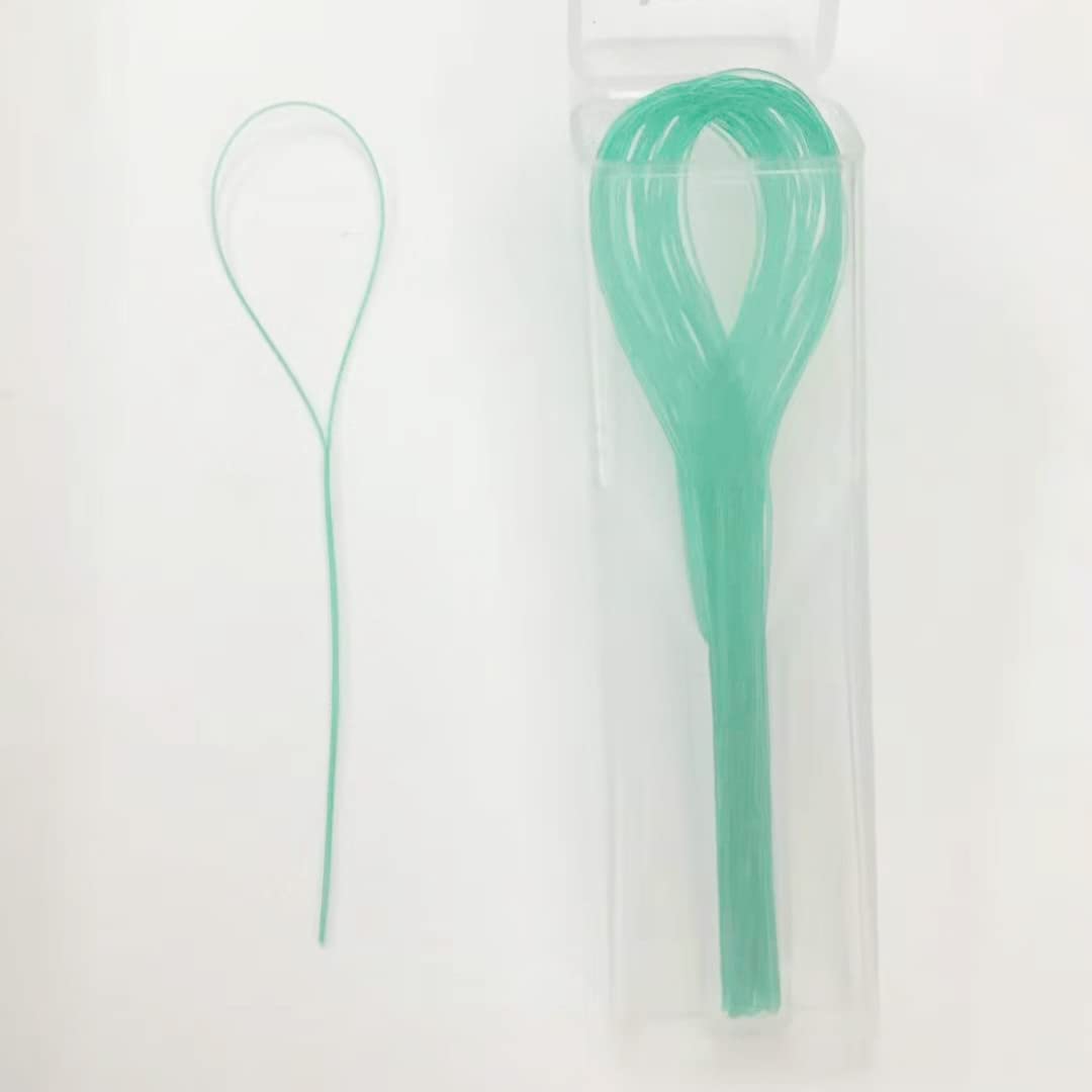 Easyhonor Dental Floss Threaders For Braces, Bridges, And Implants ,Green, 300 Count (6 Pack)