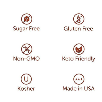 Salted Caramel Syrup Sauce for Coffee Sugar-Free Zero Calories (Pack of 2) - Gluten-Free, Keto Friendly (Salted Caramel)