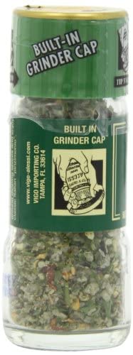 Alessi Herb & Seasoning Grinder, Dipping Spices For Olive Oil, Tip N' Grind (Garlic, 0.76 Ounce (Pack Of 6))