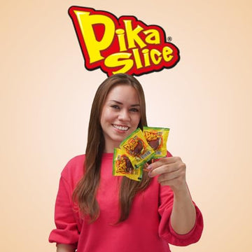 Jovy Pika Slice Watermelon Chili Lollipops – Unique Sweet And Spicy Treats, 40 Pieces