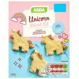 ASDA Unicorn Biscuit Kit 205g