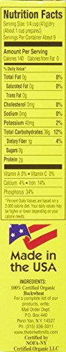 Pocono Cereal Cream Buckwheat Organic Gluten Free, 13 oz (Pack of 1) Packaging may vary
