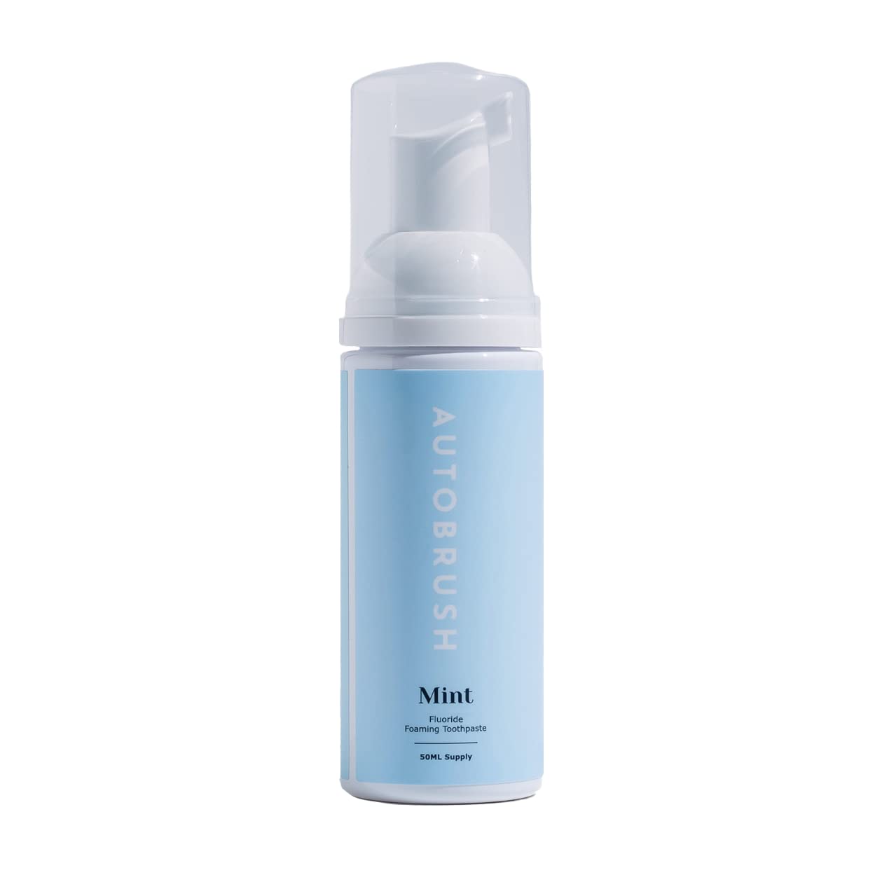 Autobrush Original Mint Flavor Fluoride Foaming Toothpaste For Adults, Whitening & Deep Cleaning, Travel Friendly, Anti-Cavity,