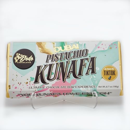 THE DODO Viral Dubai Milk Chocolate Pistachio Kunafa Bar - Big Size