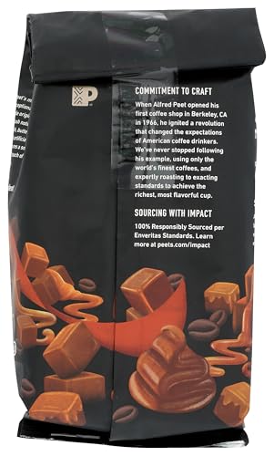 Peet'S Coffee, Caramel Brulee Flavored Ground Coffee, 10 Ounce