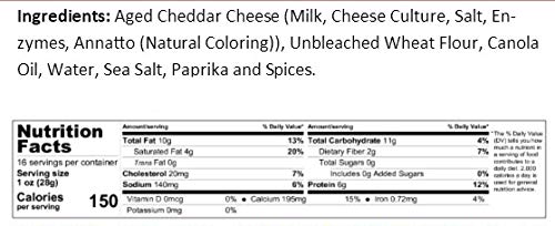 Southern Gourmet Cheese Straws, Hot and Spicy Cheddar, 2 Pounds
