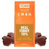 TCHO Real Fudgy 70% Dark Chocolate Baking Couvertures (6.6lb Bag) | Organic & Fair Trade Certified | Non GMO, Non-Dairy, Vegan,