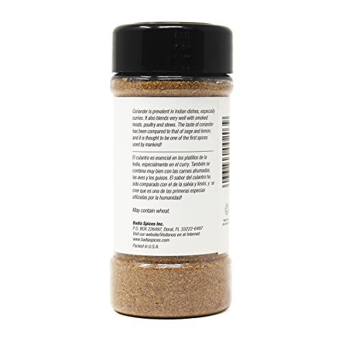 Badia Ground Coriander, 1.75 Oz, Pack of 8, Perfect for Cooking and Seasoning