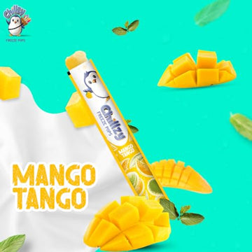 Chillzy Freeze Pops - 12 All Natural Ice Pops - Single Flavor - Teeth Friendly - 70Ml Each - 1 Pack (Mango Tango)