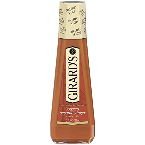 Girards Toasted Sesame Ginger Dressing, 12 oz, Pack of 3
