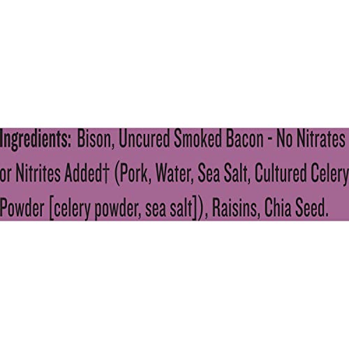 Epic Bison And Uncured Bacon Bites, Sweet And Savory, Whole30 Approved, Paleo Friendly, 8 Count, 20 Oz