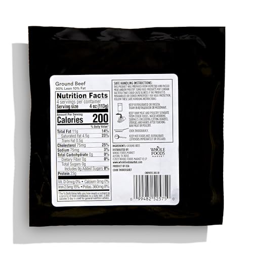 365 By Whole Foods Market, Ground Beef, 90% Lean/10% Fat, Step 1, 16 Ounce
