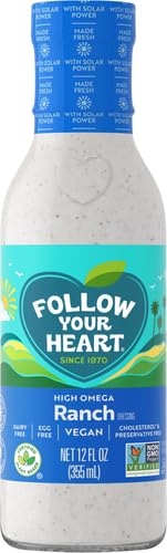 Follow Your Heart Vegan Ranch Dressing,12 Fl Oz (Pack Of 6)