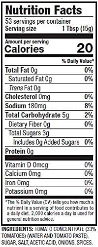 Gefen Fat Free Tomato Ketchup 28Oz (4 Pack), All Natural | No High Fructose Corn Syrup | No Vinegar | Kosher For Passover