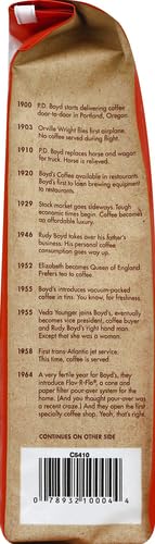 Boyd's Coffee French No. 6 Dark Roast – 100% Arabica Ground Coffee – Rich & Full-Flavored – 12 oz.