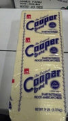 Cooper Sharp American Cheese, 5 Lb, Pack of 1