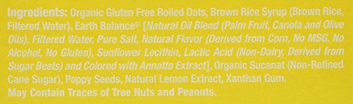 Oat Bars Gluten Free Lemon Poppyseed, 3 oz(Pack of 12)