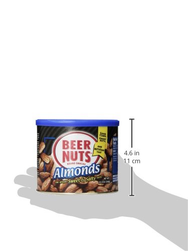 malt-inspired NUTS Almonds - 12 oz. Can, Pack of 1, Perfect Snack for Any Occasion