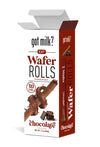 got milk? Wafer Rolls, Chocolate, 17-ounce Box with 30 Rolls, Individually Wrapped Rolled Wafer Spirals with Filling, Chocolate