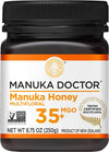 MANUKA DOCTOR - MGO 35+ Manuka Honey Multifloral, 100% Pure New Zealand Honey. Certified. Guaranteed. RAW. Non-GMO (8.75oz)