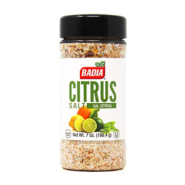 Badia Citrus Salt, Gluten Free, 7 Ounces (Pack Of 6)