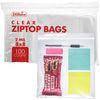 Reclosable Clear Plastic Zip Bags - By Dirose | Resealable, Strong, Thick, Sturdy | For Organizing, Travel, Shipping, Packaging,