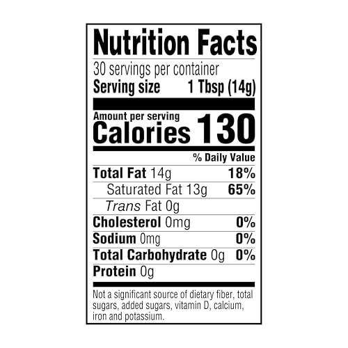 Large Online Retailer Grocery, Organic Virgin Coconut Oil, 15 Fl Oz (Previously Large Online Retailer Fresh, Packaging May Vary)