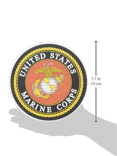 Whimsical Practicality U.S Marines Edible Icing Image Cake Top Decoration, 1 Piece