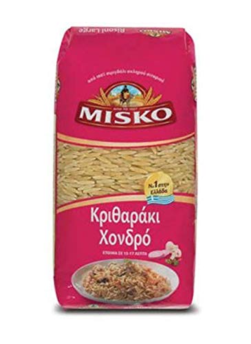 Misko Orzo Greek Pasta Noodles 500G (5 Pack) Risoni Large