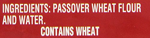Streits Matzo, Kosher For Passover Matzoh Crackers, Airy, Crispy Crackers, 1 Pound (5 Pound)
