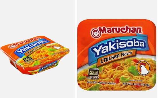 Yakisoba Noodles, 4 Oz. + King Combo Qr Code, Include On Pack (Chicken Flavors (2 Count))