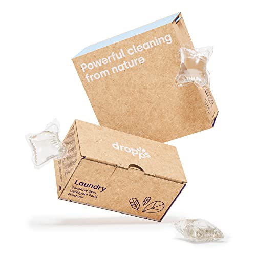 Dropps Sensitive Skin Laundry Detergent Pods: Fresh Air 160 Count He Compatible + All Washers Cold Wash + All Temperatures L