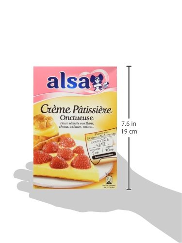 Alsa Creme Patissiere Mix - French Pastry Cream Mix - 3 Sachets