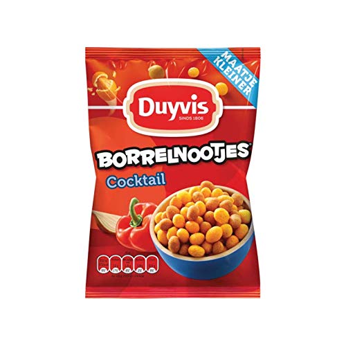 Duyvis Peanut Crisps Borrelnootjes Pindas Cocktail 4.41 Ounce Snack