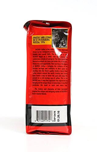 Dazbog Coffee | Svoboda Freedom Blend | Ground | 11 Oz. | Mild, Sweet Blend | Medium-Bodied | Lively, Complex & Spicy | Heavenly Rich | Vacuum Sealed Freshness